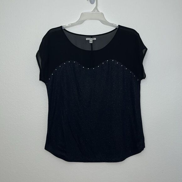 American Eagle Outfitters studded mix media top XL - Picture 2 of 10